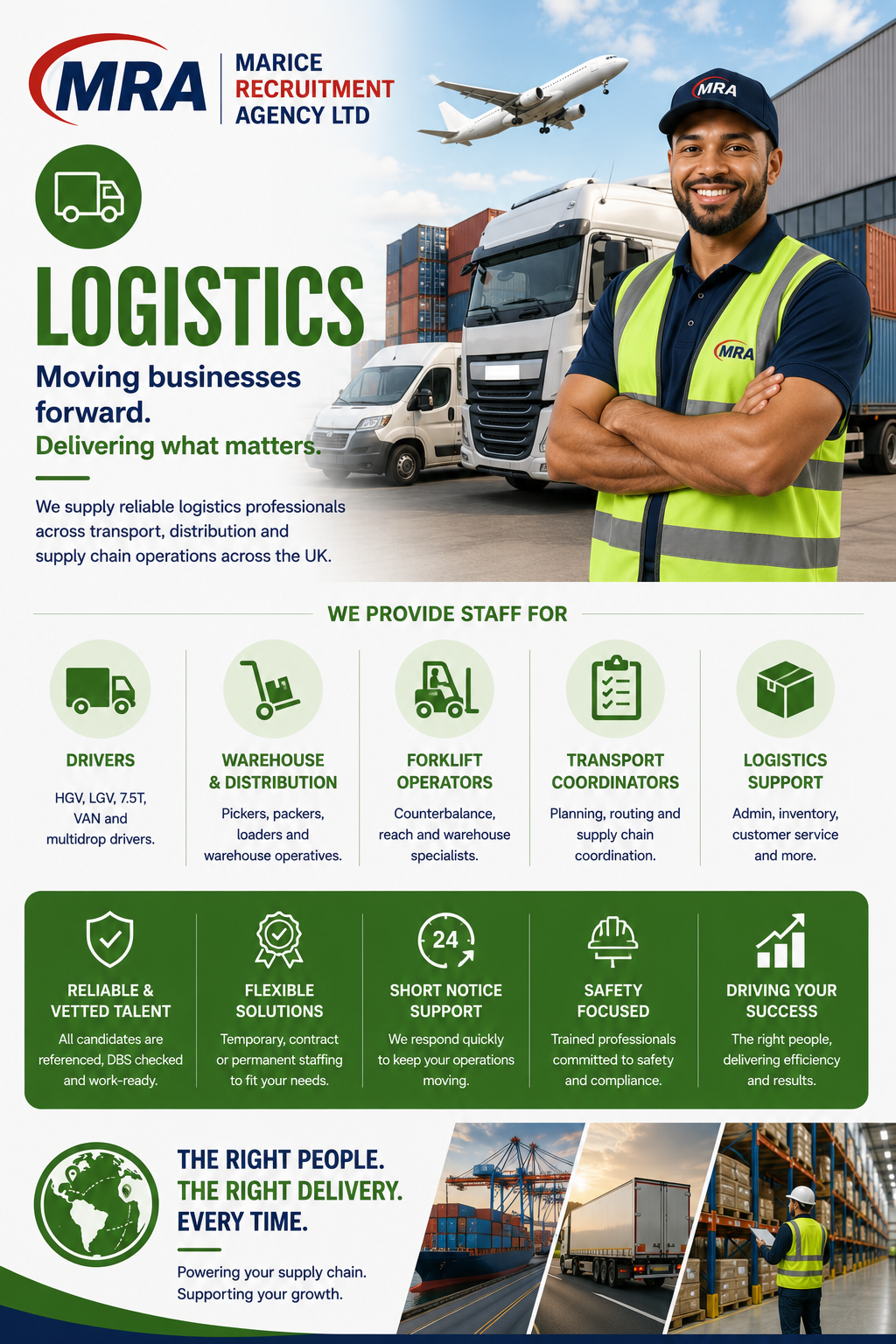 Marice Recruitment logistics professionals
